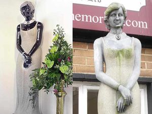 Supporting image for story: Controversial Princess Diana statue is now in a sorry state