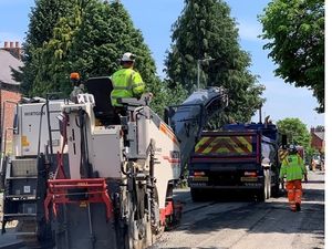 Supporting image for story: Resurfacing of busy Whittington road finished one day early