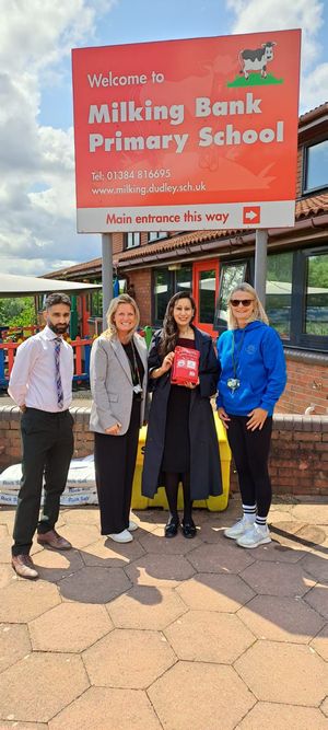 Milking Bank Primary School with its bleed control kit