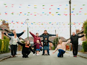 Supporting image for story: Bunting brightens up Shrewsbury streets during lock down