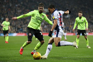 Jefferson Montero in action for Albion