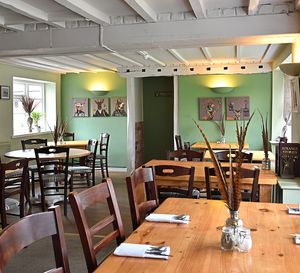 Light and space – inside is homely and rustic