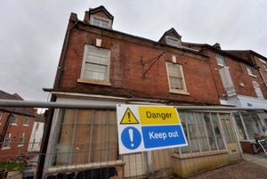 Fences have separated the building from passers-by for several years after debris reportedly started to fall