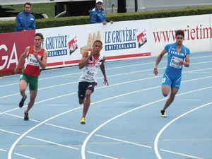 Supporting image for story: Birchfield Harriers' Reid is ready to use his Bolt from the blue