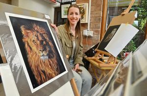 LAST COPYRIGHT NATIONAL WORLD STEVE LEATH 08/06/2025Bridgnorth Arts Trail. Artist: Jess Pritchard from Cookley.