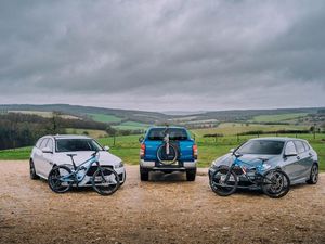 Supporting image for story: Cycling cars compared: BMW M135i v Mitsubishi L200 v Jaguar XF Sportbrake