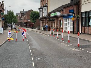Supporting image for story: Parking spaces removed in Market Drayton to aid with social distancing