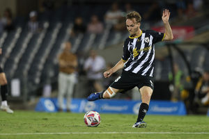 Walsall midfielder Jake Hollman arrived from A-League side Macarthur FC earlier this summer. (Photo by Mark Evans/Getty Images)