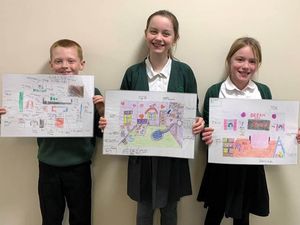 Supporting image for story: Imaginative Market Drayton school trio design homes of the future