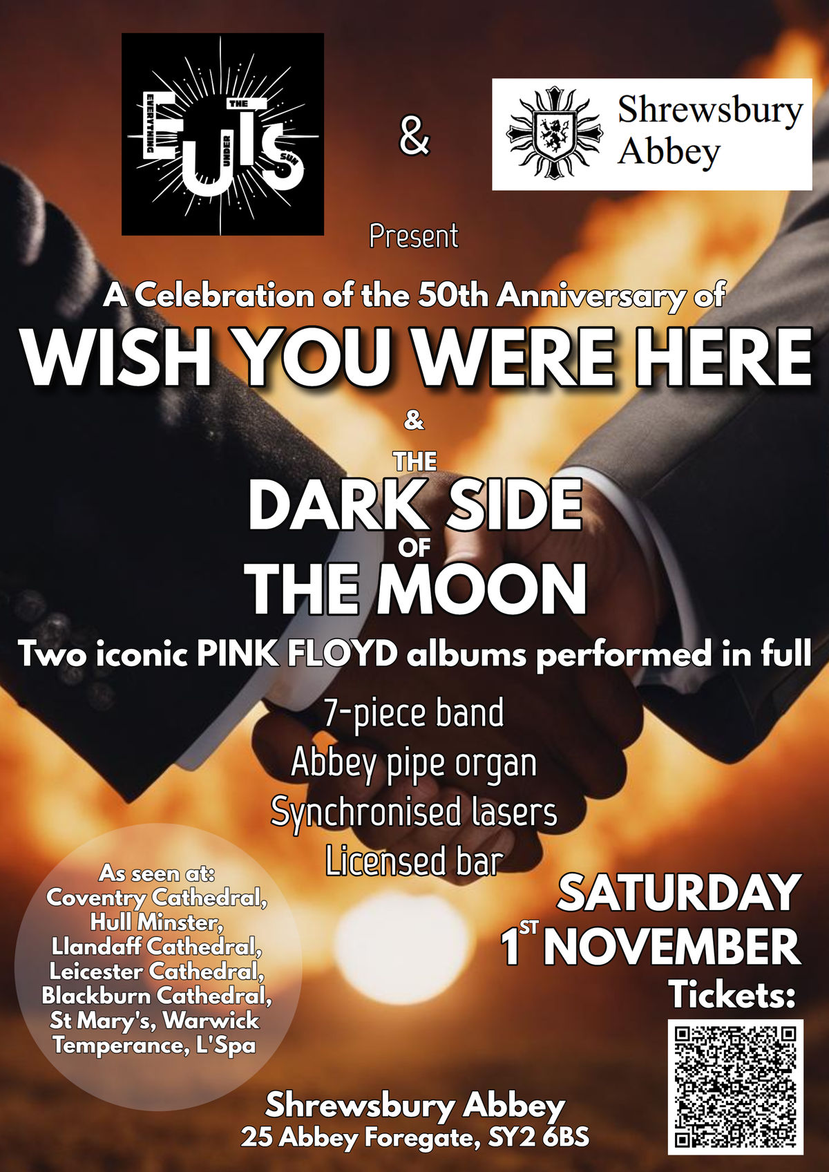 Pink Floyd&rsquo;s music to fill Shrewsbury Abbey