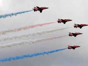 Supporting image for story: The Red Arrows are set to fly over the West Midlands as part of the VJ celebrations this week - here is where you can see them