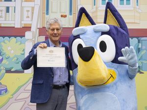 Supporting image for story: London’s Australia House renamed Bluey House for day as show receives award