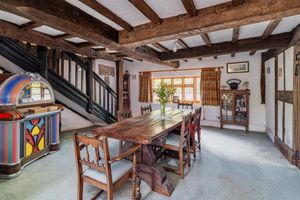 Lower Botvyle Manor has character throughout with exposed timber. Picture: Miller Evans/Rightmove