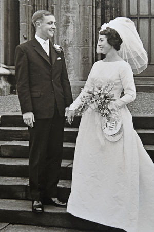 Brian and Noreen got married at St Matthews Church in Walsall.