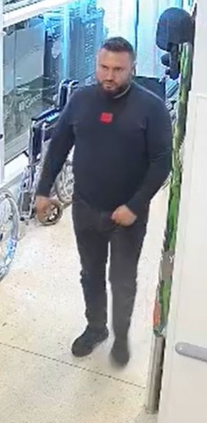 Dyfed-Powys Police want to speak to three men following a theft from Tesco