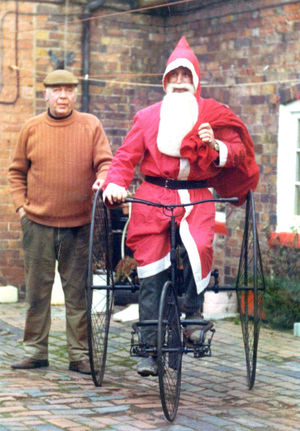 Ray Hulse in 1974. Britain's longest serving Santa Claus is still bringing the magic of Christmas to children - after donning his festive suit for 58 years.