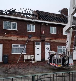 Firefighters tackled the blaze on Pershore Road in Birmingham. Photo: @Lee_BakerFRS