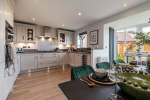 B&DWM - A typical kitchen diner at Olive Park, Uttoxeter