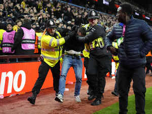 Supporting image for story: Aston Villa match halted due to crowd trouble