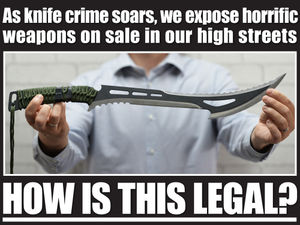 Supporting image for story: Enough is enough: Ban the sale of deadly blades