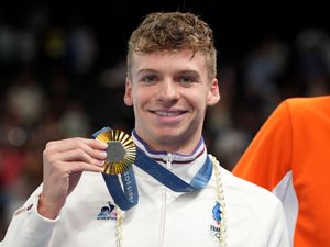 Supporting image for story: Leon Marchand is toast of Paris with astonishing Olympic double in the pool