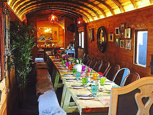 Supporting image for story: Shropshire train enthusiast's railway carriage transformed into cafe