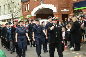 The parade in Market Drayton last year 