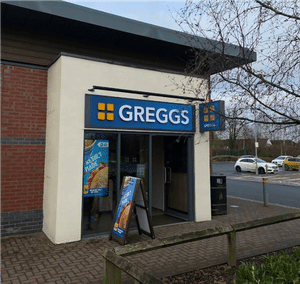 Police are appealing for help after a theft at the Greggs in Hadley, Telford. Picture: West Mercia Police.