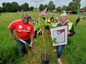 Supporting image for story: Action group members celebrate Jubilee in Wednesbury park they helped to save
