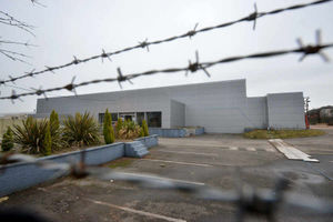 The area remains locked up after the closure of Brian James at the site