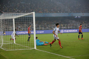 The Stafford-born teenager scored twice during the tournament