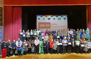 Winners at last year's Black Country Healthcare staff recognition event in Dudley.