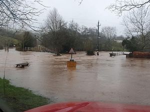Supporting image for story: South Shropshire homes flooded for third time in three months as warning for snow and ice issued