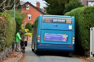Narrow roads are a safety concern for Meole residents, especially considering how many schoolchildren use them each day