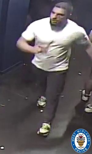 An image of this man has been released as part of the appeal. Photo: West Midlands Police