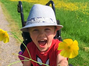 Supporting image for story: Shropshire family in appeal for specialist car seat so son can travel without pain