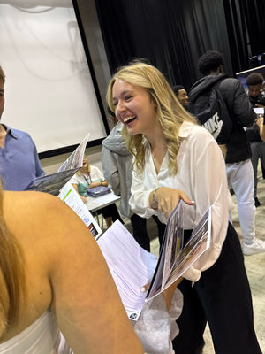 Smiles all round at St Peter's Collegiate Academy.