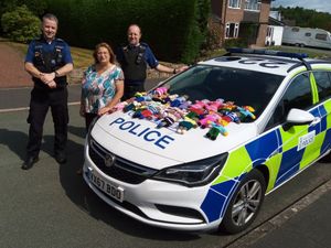 Supporting image for story: The knitters who donated 999 cuddly toys to help police comfort children facing trauma