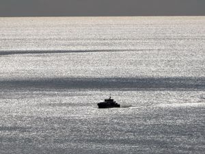 A boat in the English Channel