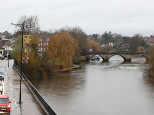 Supporting image for story: Safety warning from fire service with River Severn levels still high after rain