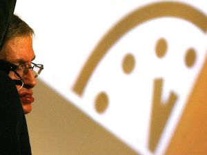 Supporting image for story: Doomsday Clock moves 30 seconds closer to midnight