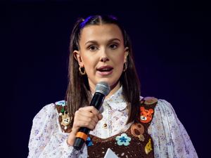 Supporting image for story: Millie Bobby Brown gives tearful speech as filming finishes for Stranger Things
