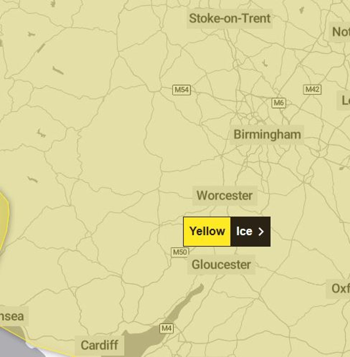 Yellow weather warning for icy conditions to cover Shropshire and Mid-Wales as Arctic flow hits the UK