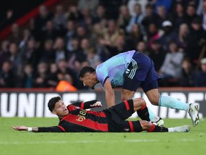 Supporting image for story: William Saliba sent off as Arsenal suffer first Premier League defeat of season