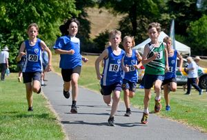 Much Wenlock , Gaskell Recreation ground and in the town, the Wenlock Olympians held there annual event which included a mile run this year.