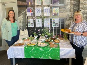Supporting image for story: Estate agents Barbers celebrate successful Macmillan Coffee Morning