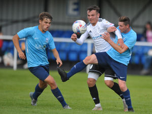 Supporting image for story: Chippy Jordan Davies aims to be AFC Telford's cod-father of goals