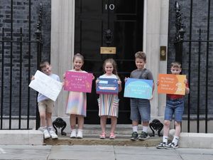 Supporting image for story: Children deliver Benedict’s Law petition for allergy safeguards in schools