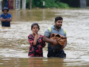 Supporting image for story: Sri Lanka closes schools as floods and mudslides leave trail of dead and missing