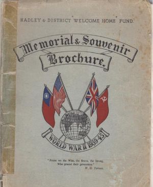 The front cover of the book being made available next week by Hadley & Leegomery Parish Council